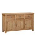 Janelle Sideboard - 3 Door - Medium - 150cm - Rustic Oak