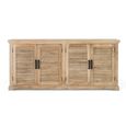 Jaylene Sideboard - Mango Wood - Louvered - 4 Door - Extra Large - 200cm