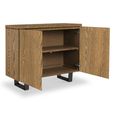 Jersey Sideboard - 2 Door Small - 90cm - Industrial Style - Oak