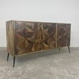 Juan Butterfly Parquet Sheesham Wood 3 Door Large Sideboard - 170cm
