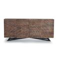 Karlstad Sideboard - Acacia Wood - 4 Door - Extra Large - 200cm