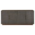Kempton Sideboard - Walnut and Shagreen - 4 Door - Large - 160cm