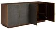 Kempton Sideboard - Walnut and Shagreen - 4 Door - Large - 160cm
