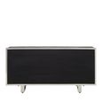 Kerala Sideboard - 3 Door - Medium - Black Pine Wood - 150cm