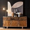Kerala Sideboard - 3 Door - Medium - Natural Pine Wood - 150cm