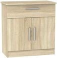 Knightsbridge Oak Effect Compact Sideboard - 2 Doors