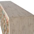 Koritza Sideboard - Distressed White Mango Wood - 4 Door - Extra Large - 180cm