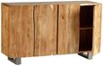Kota Live Edge Solid Acacia Wood 150cm Medium Sideboard - 4 Doors