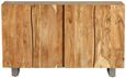 Kota Live Edge Solid Acacia Wood 150cm Medium Sideboard - 4 Doors