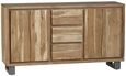 Kota Live Edge Solid Acacia Wood 160cm Large Sideboard