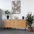 Kyoto Medium Sideboard - 2 Door - 150cm - Oak