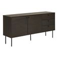 Kyoto Medium Sideboard - 2 Door - 150cm - Smoked Oak