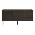 Kyoto Medium Sideboard - 2 Door - 150cm - Smoked Oak
