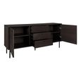 Kyoto Medium Sideboard - 2 Door - 150cm - Smoked Oak