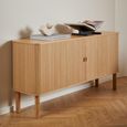 Langley Sideboard - 2 Door - Large - 160cm - Fluted - Oak