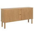 Langley Sideboard - 2 Door - Large - 160cm - Fluted - Oak