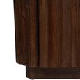 Monterey Sideboard - Dark Wood - 4 Door - Fluted - Large - 175cm