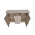 Lindon Sideboard - 2 Door - Small - Taupe - 106cm