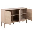 Linley Medium Sideboard - 3 Door - 135cm - White Oak