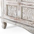 Linzarates Sideboard - Distressed White Mango Wood - 3 Door - Large - 175cm