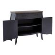Loire Sideboard - 2 Door - Small - Dark Grey - 90cm