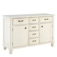Loire Sideboard - 2 Door - Medium - White - 130cm