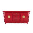 Lubesh Sideboard - Red Mango Wood - 4 Door - Extra Large - 180cm