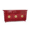 Lubesh Sideboard - Red Mango Wood - 6 Door - Extra Large - 180cm
