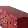 Lubesh Sideboard - Red Mango Wood - 6 Door - Extra Large - 180cm