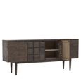 Lucca Sideboard - 4 Door - Extra Large - Dark Oak - 200cm