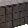 Lucca Sideboard - 4 Door - Extra Large - Dark Oak - 200cm
