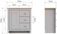 Lyman 1 Door Compact Sideboard - Variant Available