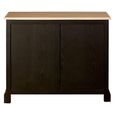 Lyon Sideboard - Small - 2 Door - Black Oak - 102cm