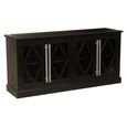 Lyon Sideboard - Extra Large - 4 Door - Black Oak - 180cm