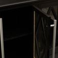 Lyon Sideboard - Extra Large - 4 Door - Black Oak - 180cm