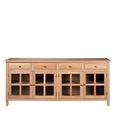 Lyon Sideboard - Extra Large - 4 Door - Oak - 200cm