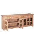 Lyon Sideboard - Extra Large - 4 Door - Oak - 200cm