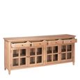 Lyon Sideboard - Extra Large - 4 Door - Oak - 200cm