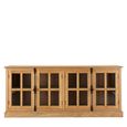 Lyon Sideboard - Extra Large - 4 Door - Rustic Oak - 200cm