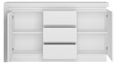 Lyon White Gloss 2 Door Medium Sideboard