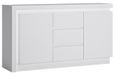 Lyon White Gloss 2 Door Medium Sideboard