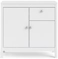 Madrid White 2 Door Small Sideboard