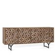 Marlee Sideboard - Mango Wood - Geometric - 4 Door - Large - 177cm