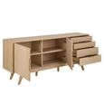 Marte Extra Large Sideboard - 2 Door - 180cm - White Oak