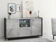 Milo Grey 160cm Large 3 Door Sideboard
