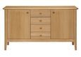 Modena Sideboard - 2 Door - 4 Drawer - Oak