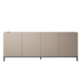 Modern Kali Extra Large Buffet Sideboard - 4 Door - Taupe