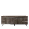 Modern Medea Extra Large Buffet Sideboard - 204cm - 4 Door - Vintage Oak