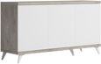 Modern Treviso Large Buffet Sideboard - 3 Door - White