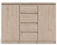 Naia Oak Effect 2 Door Small Sideboard